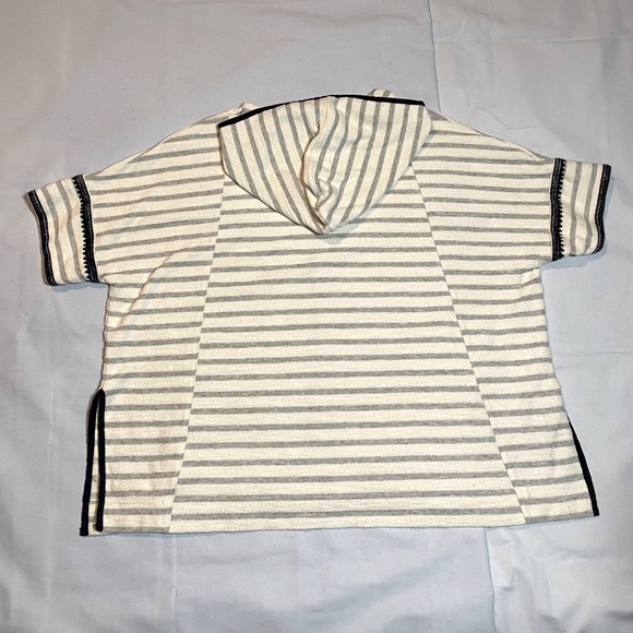 Madewell Elise French Terry Embroidered Hodded Tunic - Picture 4 of 5